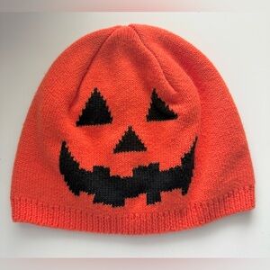 Kids Knitted Pumpkin Hat